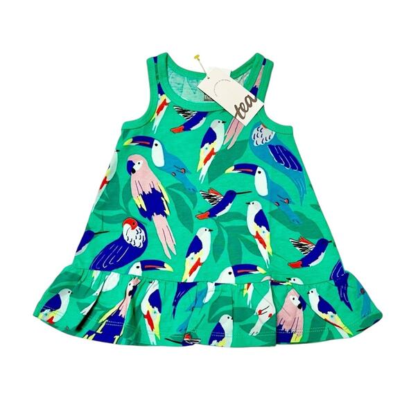 NWT Tea Collection Print Tank Dress Size 6m - Picture 1 of 4
